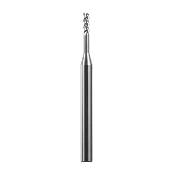 Carbide End Mill Specifically for Aluminum Alloy Featuring a Micro-diameter Long Neck Deep Flute and an Extended Cutting Edge