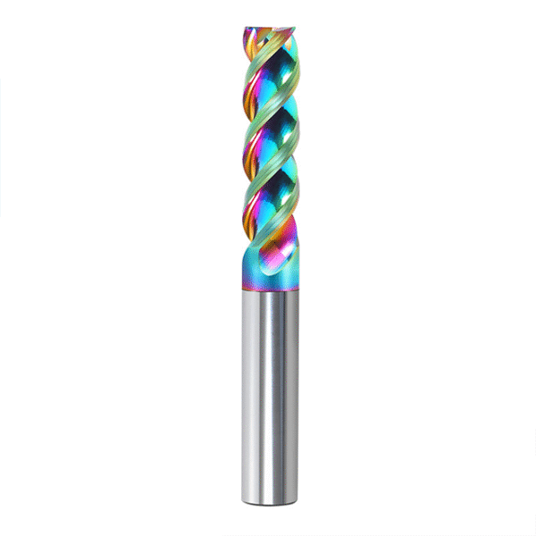 Specialized 3-flute Milling Cutter for 65° U-groove Aluminum High-gloss Tungsten Carbide Blade Suitable for CNC Machining