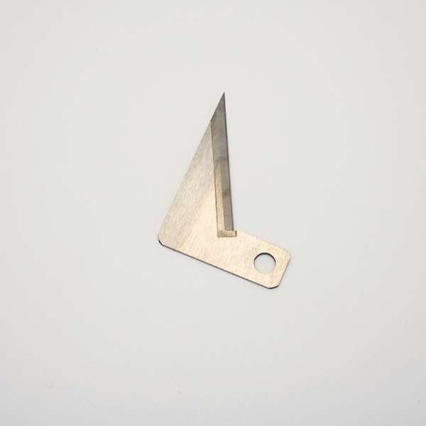 Cemented Tungsten Carbide Alloy Triangle Single Hole Positioning Blade Fabric Film Slitting Industrial Machine Knife - Image 3