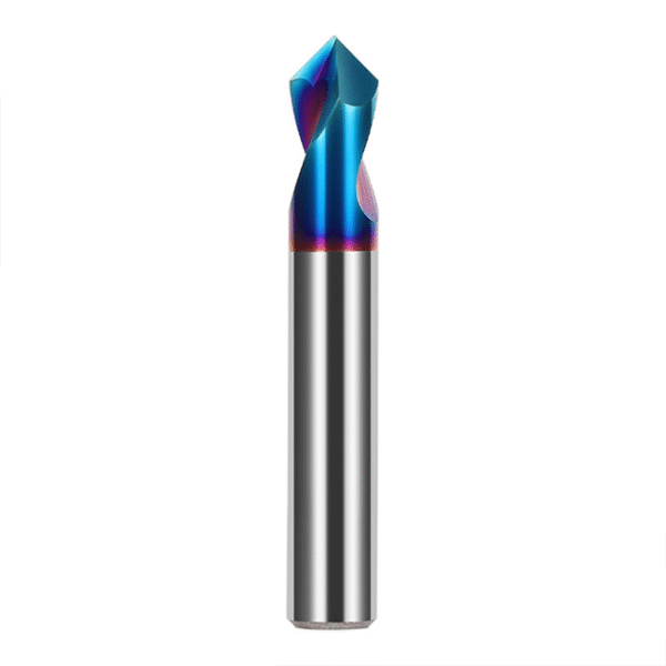 Tungsten Carbide Two-flute 90° Centering End Mill, 2-edged, Stainless Steel-specific Carbide Center Drill with Extended Length