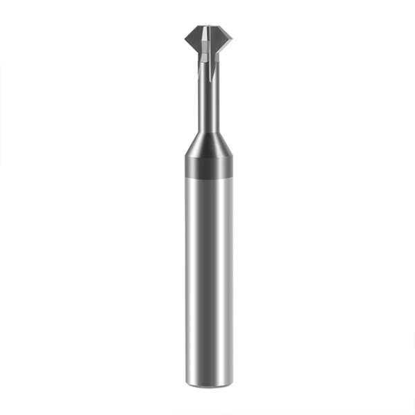 Tungsten Carbide End Mill with 60°/90°/ 120° Angles Double-Sided for Bore Reversible for Chamfering CNC Machining