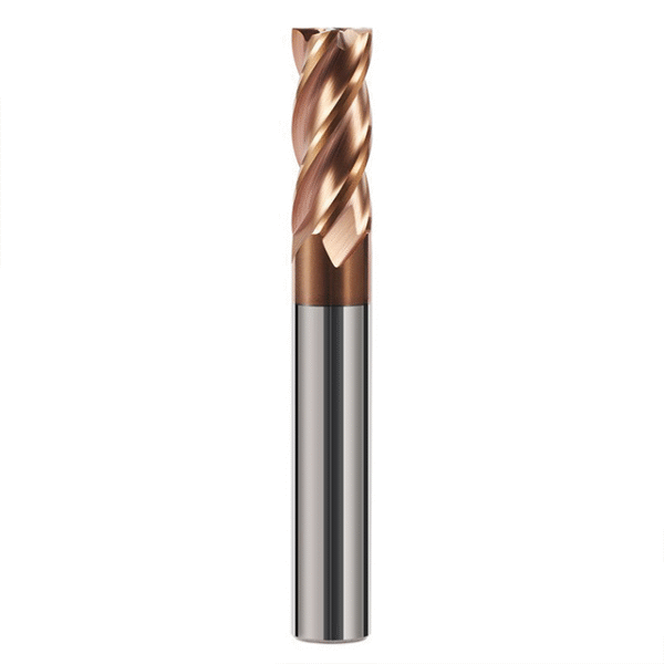 Manufacturer of 4-Flute 55-Degree Angle Carbide Tungsten Alloy CNC Milling Cutter with Coating - Flat-Bottom 4-Flute End Mill