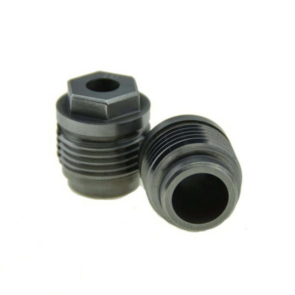 Cemented Tungsten Carbide Alloy Water Jet Spiral Thread Outer Hexagonal Groove Head Nozzle For PDC Drilling Oil Equipment - Image 3