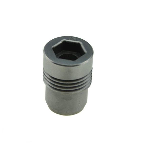 Cemented Tungsten Carbide Alloy Water Jet Spiral Thread Inner Hexagonal groove Nozzle for PDC Drilling Oil Equipment