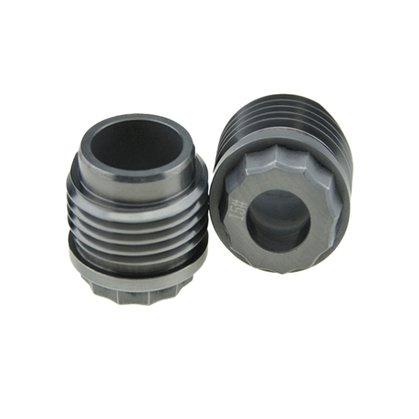 Cemented Tungsten Carbide Alloy Water Jet Spiral Thread External Plum Blossom Nozzle for PDC Drilling Oil Equipment - Image 2