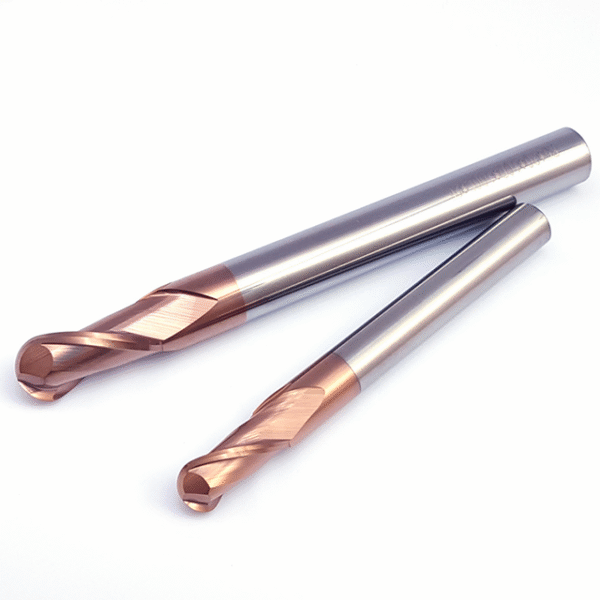 2-flute 55° Carbide Tungsten Steel Ball-end Milling Cutter with Straight Shank R-shaped Ball End Mill CNC Tool End Mill - Image 2
