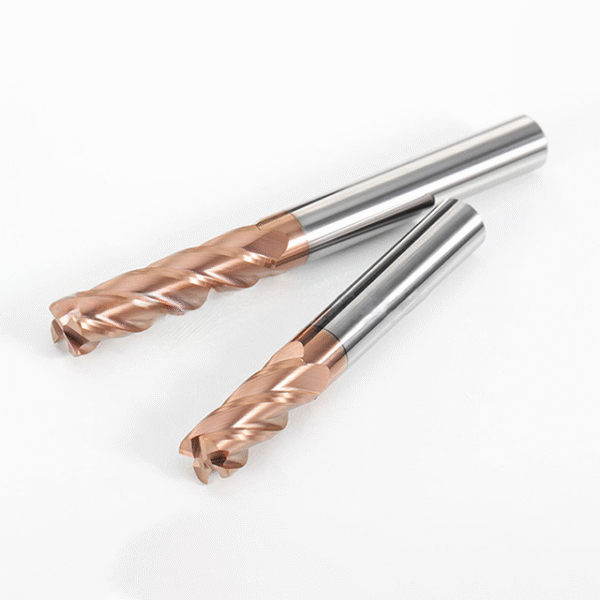 4-Flute 55° Helix Tungsten Carbide Ball-Nose End Mill HRC55 Hardness Extended Straight Shank for CNC Machining - Image 2