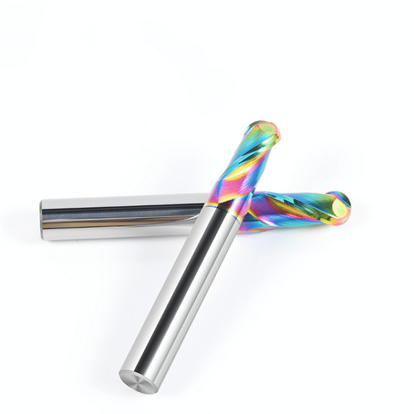 2-Flute Cemented Carbide Ball End Milling Cutter Specifically Designed for Processing Aluminum Materials for CNC Machining - Image 2
