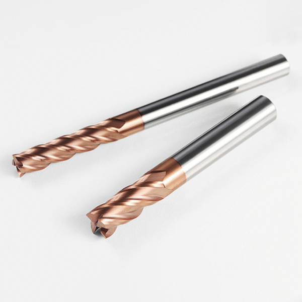 Manufacturer of 4-Flute 55-Degree Angle Carbide Tungsten Alloy CNC Milling Cutter with Coating - Flat-Bottom 4-Flute End Mill - Image 2