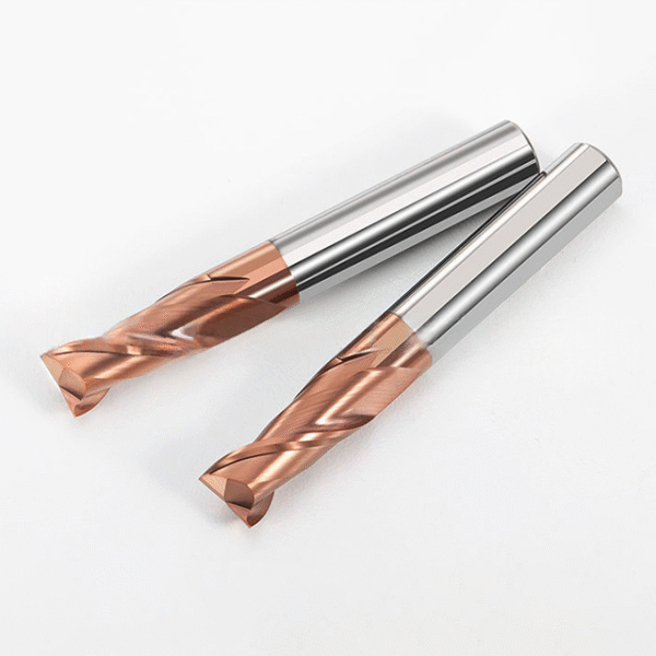 CNC Flat-bottom Carbide End Mill with Two Flutes 55-degree Keyway Cutter for Steel Featuring an Extended Straight Shank - Image 3