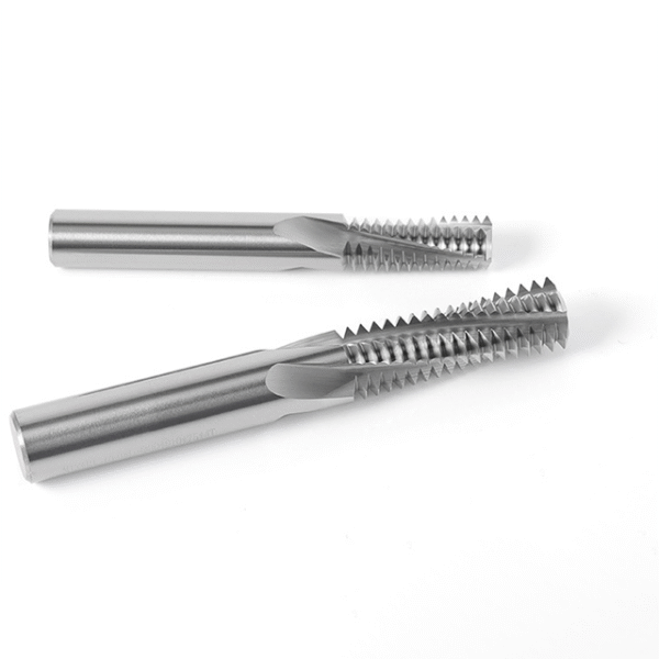 65° Full-thread Tungsten Carbide Milling Tap Single-tooth CNC End Mill for Threading Suitable for M2, M3, M4, M6 - Image 2