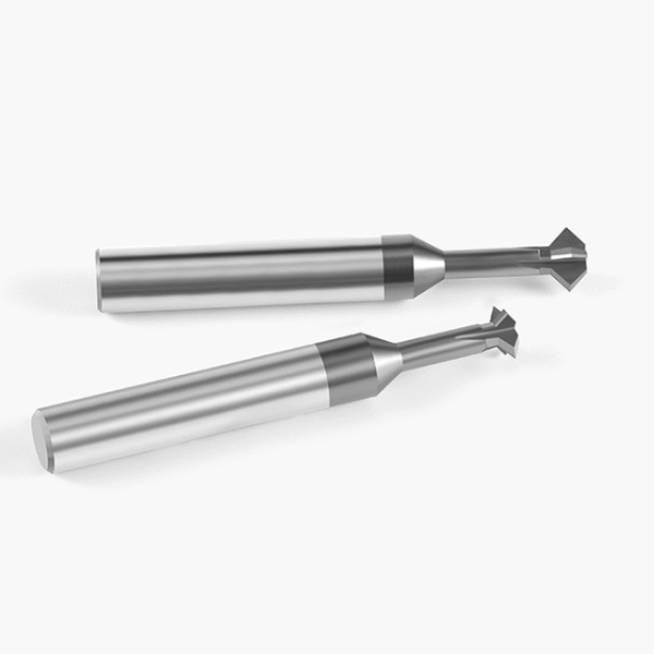 Tungsten Carbide End Mill with 60°/90°/ 120° Angles Double-Sided for Bore Reversible for Chamfering CNC Machining - Image 2