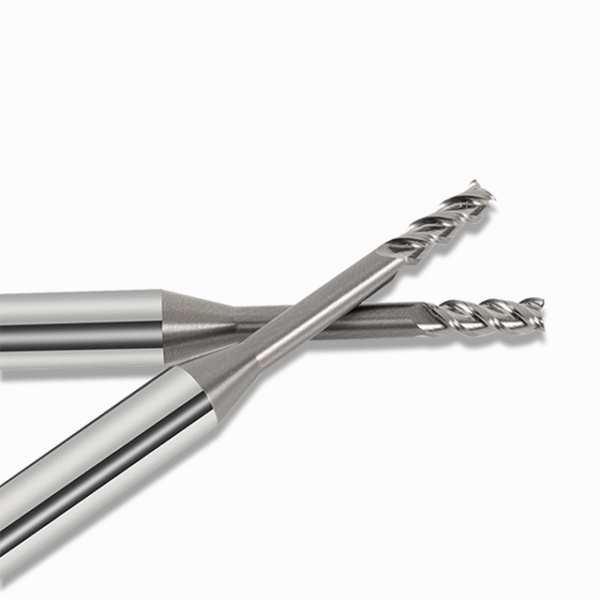 Carbide End Mill Specifically for Aluminum Alloy Featuring a Micro-diameter Long Neck Deep Flute and an Extended Cutting Edge - Image 2