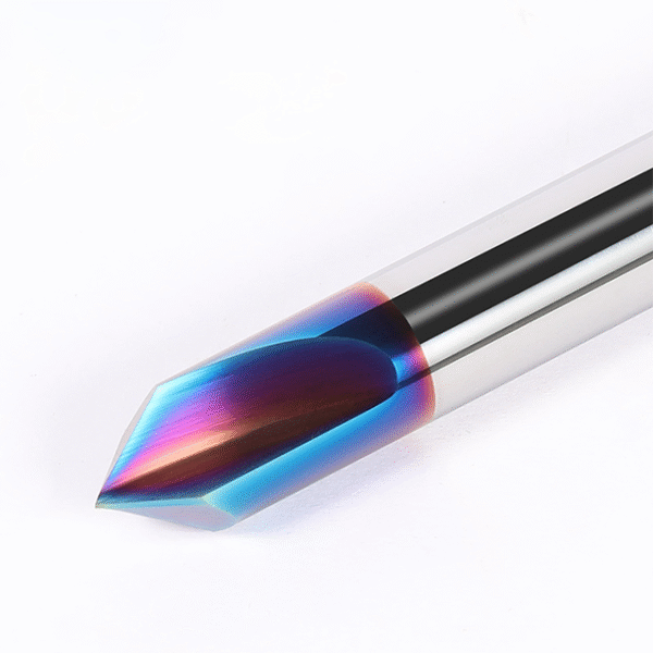 65° Straight Flute Chamfering Tool 2-Flute Tungsten Carbide Milling Cutter Special for Stainless Steel CNC Chamfering Drill Bit - Image 2