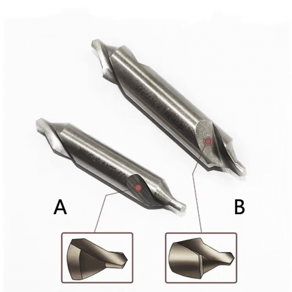 HSS Center Drill for CNC Steel & Stainless Steel Machining – 60-Degree and 90-Degree Spot Positioning Drill - Image 2