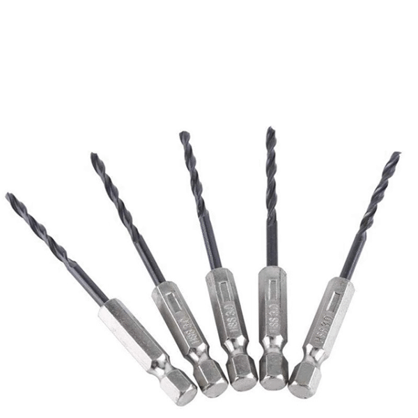 15PC HSS 4241 Nitrided Hex Shank Twist Drill Set (3-5mm) for Electric/Air Screwdrivers – Iron/Al/Plastic/Wood Drilling - Image 2
