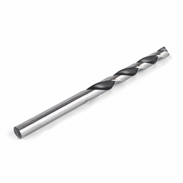 HSS 4341 Rolled Straight Shank Twist Drills (Black/White) – Factory Wholesale for Metal & Non-Metal Drilling