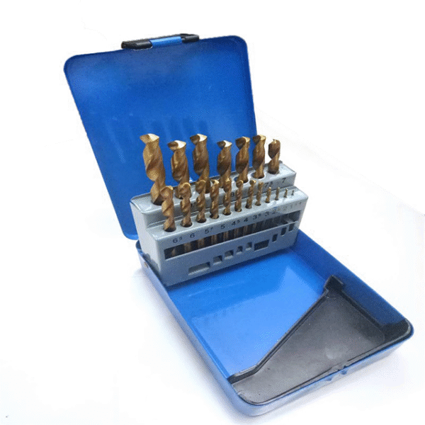 4341 High speed steel straight shank twist rolled black drill bits suitable for drilling iron aluminum plastic wood and metal - Image 2