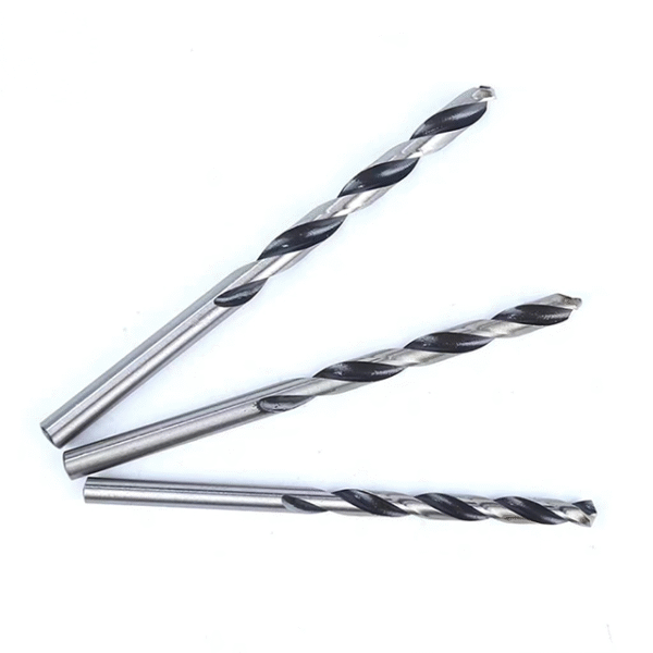 HSS Straight Shank Twist Drills (Black/White) – Factory Wholesale for Iron/Aluminum/Plastic/Wood Drilling - Image 3