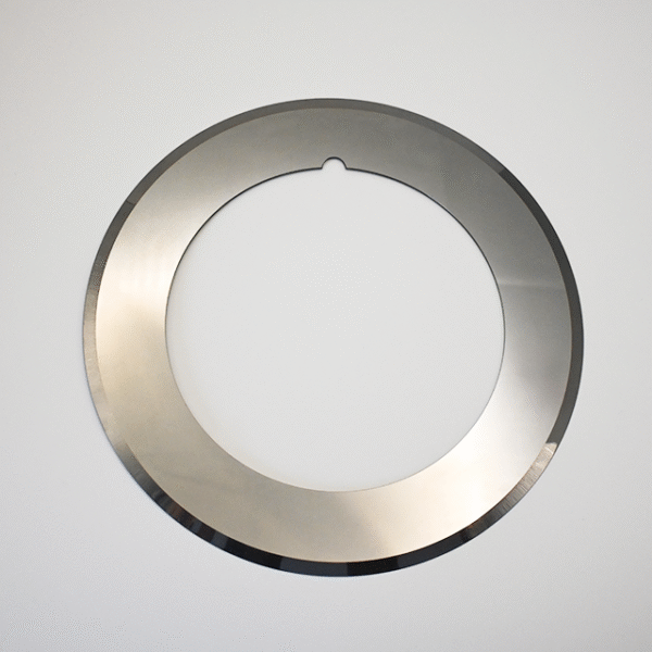 Circular Slitting Knife with Positioning groove for Slitting Battery Pole Pieces Industrial Blades for the Battery Industry
