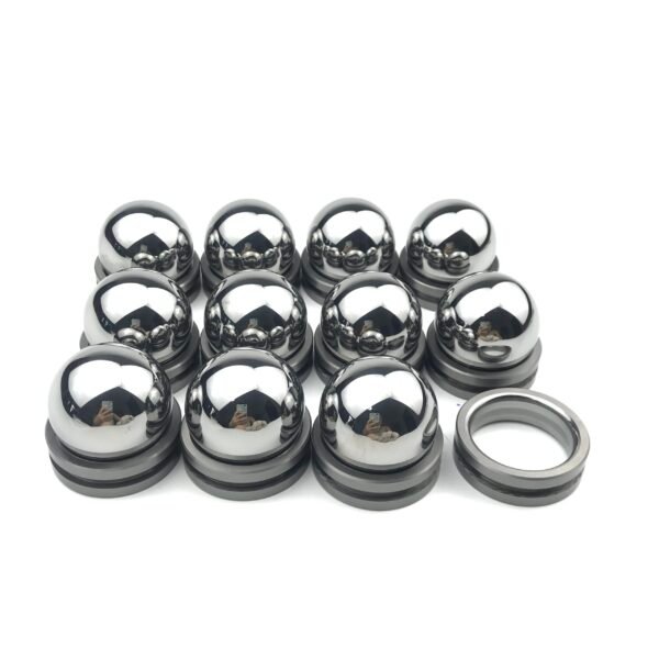Cemented Tungsten Carbide Alloy Ball Valve With High Wear and Corrosion Resistance for Oil and Gas Pipeline Systems - Image 2