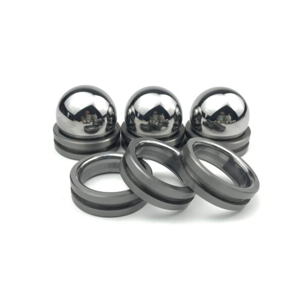 Cemented Tungsten Carbide Alloy Ball Valve With High Wear and Corrosion Resistance for Oil and Gas Pipeline Systems