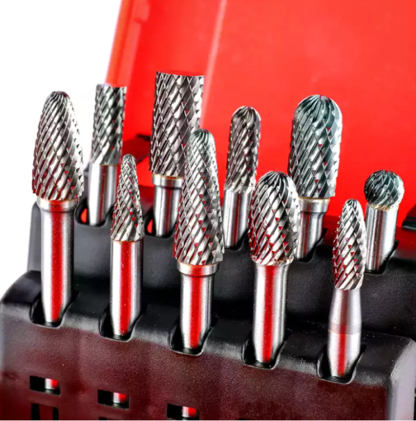 3.175mm (1/8 Inch) Shank Carbide Rotary File Set (6mm Dia.)
