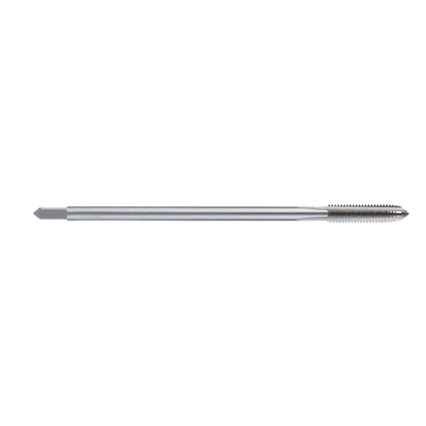 Extra-Long Thin Shank Straight Flute Cobalt HSS Taps w/TiN/TiCN for SS/Al/Cast Iron Deep Through Holes
