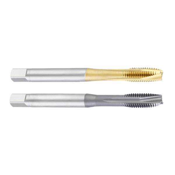 DIN 371 heavy-shank spiral-point cobalt HSS taps with TiN/TiCN, for stainless steel/aluminum/gray cast iron through holes