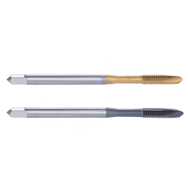 JIS B4011 long spiral cobalt taps (TiN/TiCN) – SS/Al/gray iron deep holes