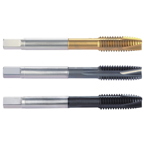 JIS B4011 long spiral cobalt taps (TiN/TiCN) – SS/Al/gray iron deep holes