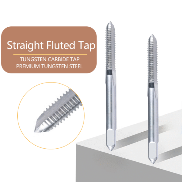 JB/T 12977 straight-flute wire insert cobalt HSS taps w/TiN/TiCN, for Al/cast iron/SS thread repair & strengthening. - Image 3