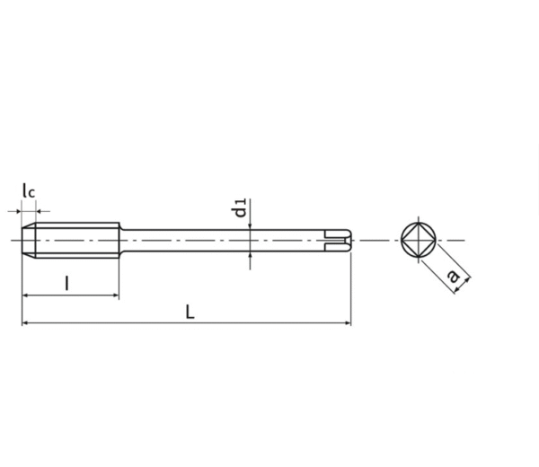 JB/T 8824-2020 Unified Thread Straight-Flute Cobalt HSS Taps with TiN/TiCN Coating for Steel/Cast Iron/Aluminum Thread Processing - Image 2