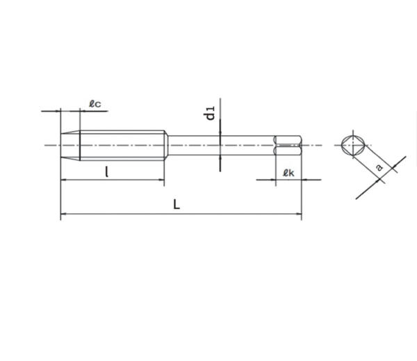 55° sealing taper pipe cobalt HSS taps w/TiN/TiCN, for petroleum/chemical/mechanical sealing threads. - Image 2