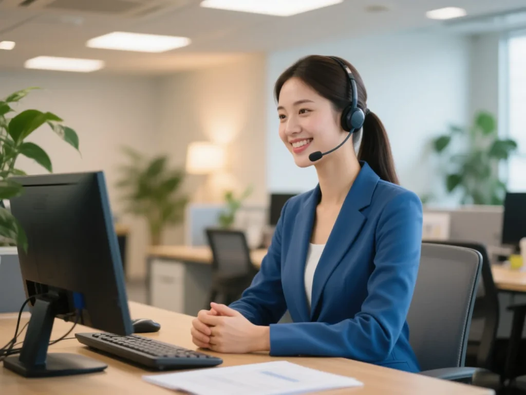 Customer Service Smile Service