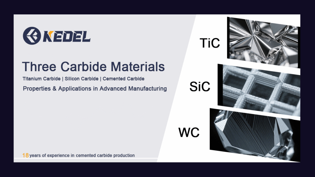 Characteristics and Applications of Titanium Carbide, Silicon Carbide, and Cemented Carbide Materials