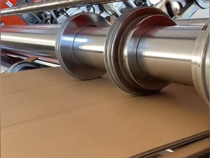 Corrugated Paper Indentation