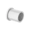 Flanged sleeve bearing