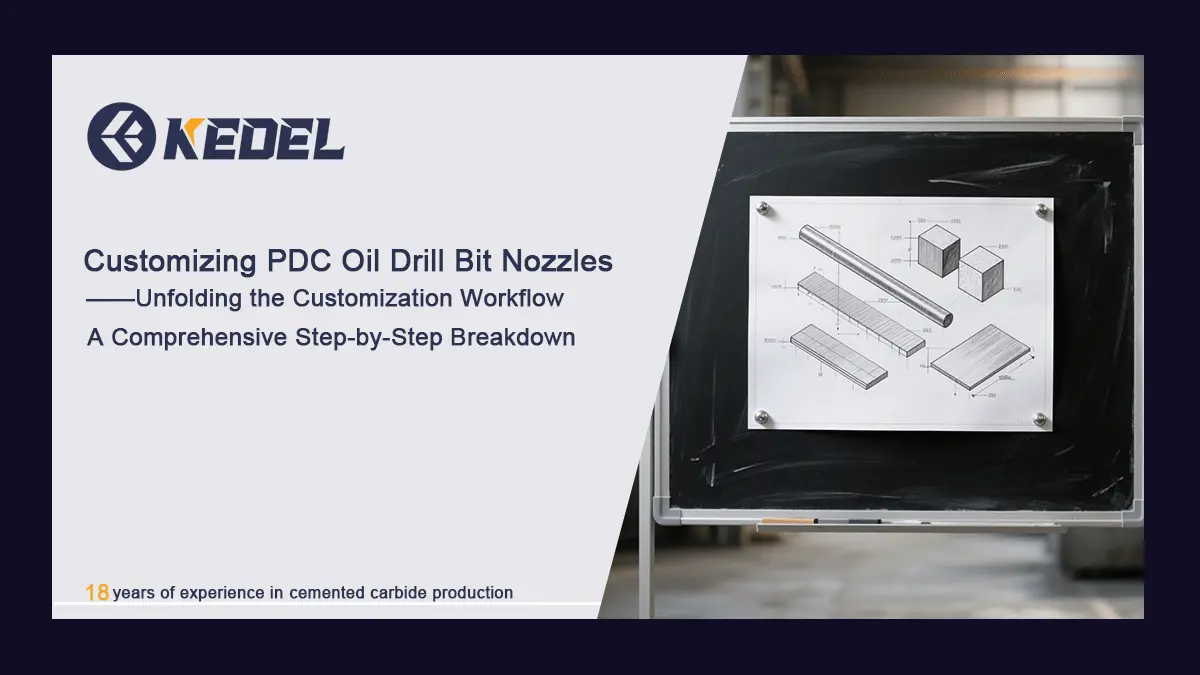 What Steps Are Involved in Customizing a PDC Oil Drill Bit Nozzle