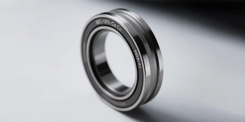 WC - 10_ Co Cemented Carbide Seal Ring (HRA 91.5)