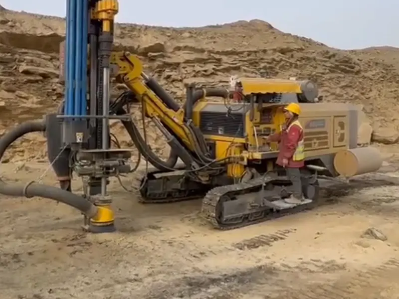 Mine drilling