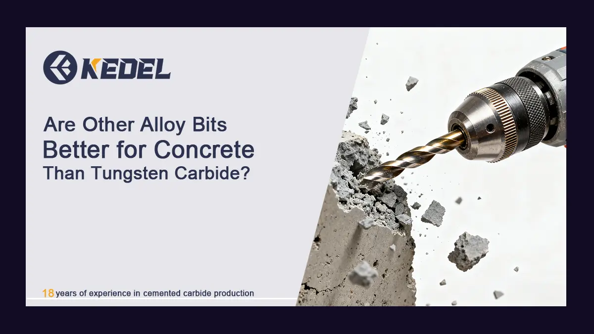 Are Other Alloy Bits Better for Concrete Than Tungsten Carbide