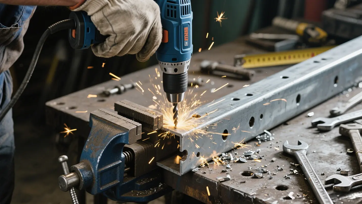 Electric drill angle steel Electric drill angle steel