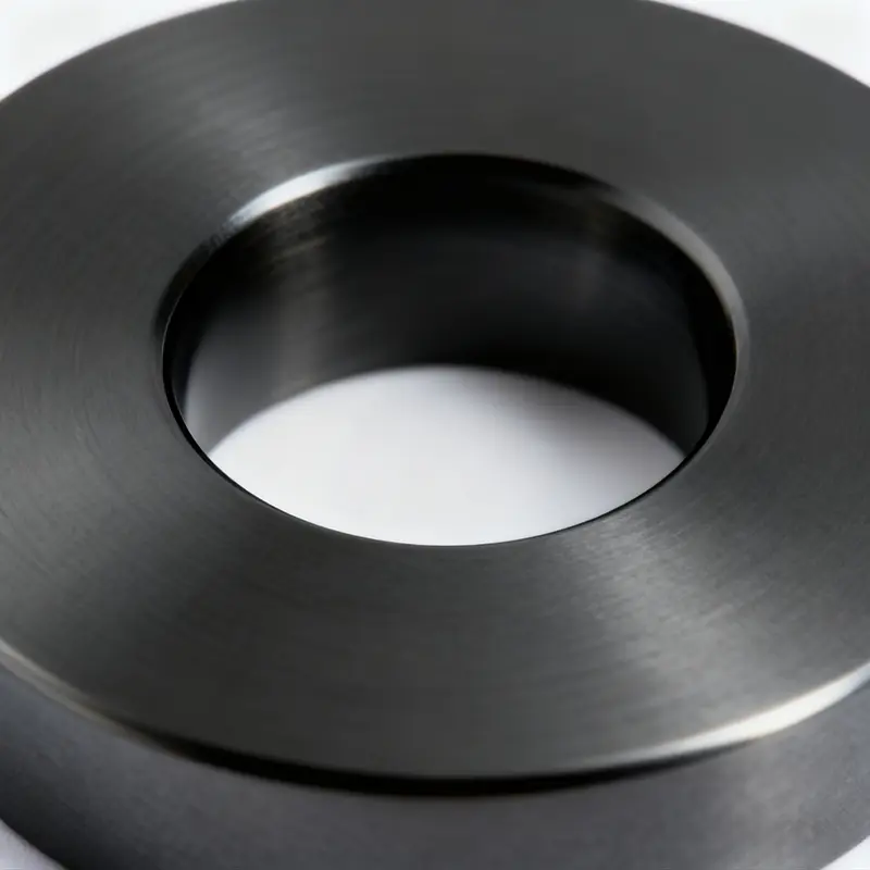 Tungsten carbide ring with dirt