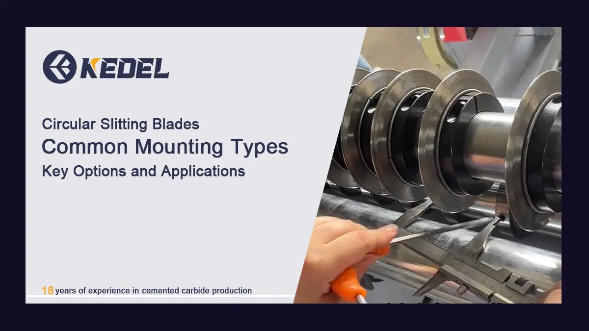 Common Mounting Types for Circular Slitting Blades