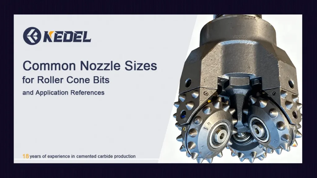 Common Nozzle Sizes for Roller Cone Bits and Application References