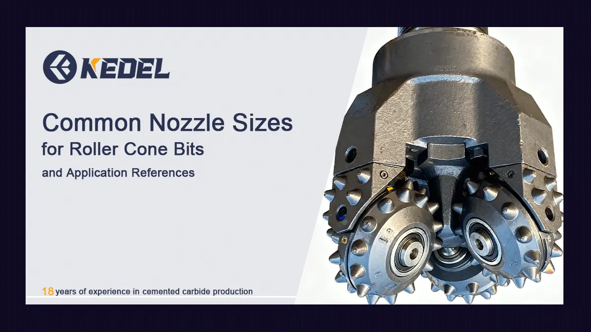 Common Nozzle Sizes for Roller Cone Bits and Application References