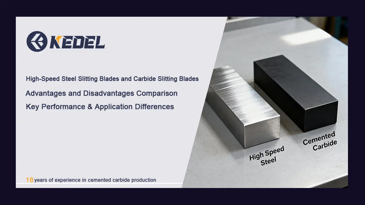 Comparison of Advantages and Disadvantages Between High-Speed Steel Slitting Blades and Carbide Slitting Blades