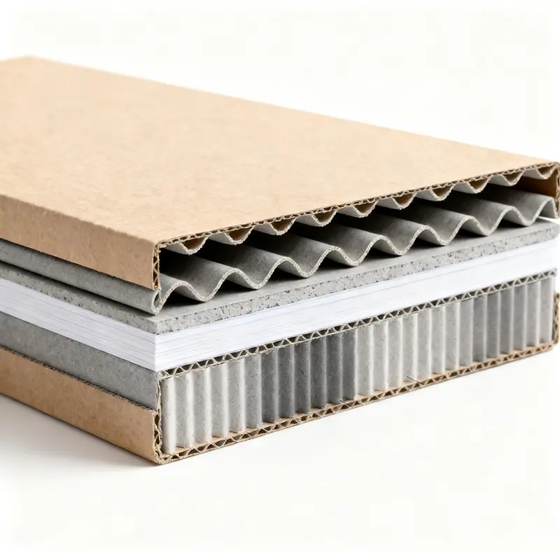 Corrugated paper structure