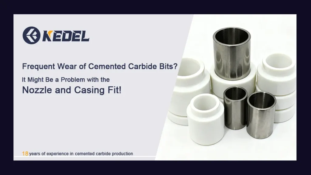 Frequent Wear of Cemented Carbide Bits? It Might Be a Problem with the Nozzle and Casing Fit!